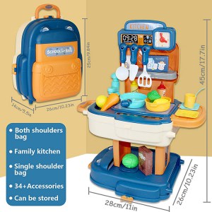 Pretend Play House Kitchen Backpack